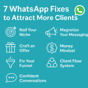7 whatsapp fixes to attract more clients