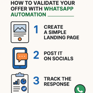 how to validate your offer with whatsapp automation